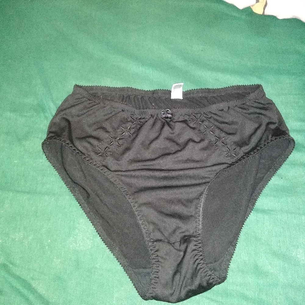 Black control top panties size 3x